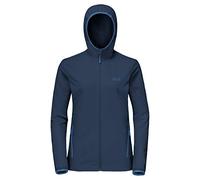 Jack Wolfskin Turbulence Softshell Veste Femme Dark Indigo FR: S (Taille Fabricant: S)