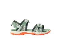Jack Wolfskin Unisex's 2 in 1 K Leisure Sandals, Vert feuille de menthe, 6 UK