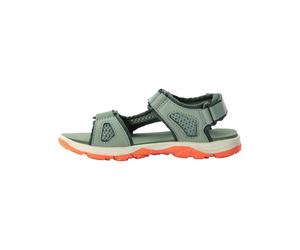 Jack Wolfskin Unisex's Taraco Beach Sandal K, Vert feuille de menthe, 3 UK
