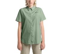 Jack Wolfskin Vandra S/S Shirt W Blouse, Eucalyptus, M Femmes