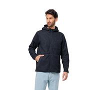 Jack Wolfskin Veste à Capuche Tannenspur Polaire Homme, Bleu Nuit, m