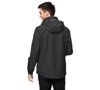Jack Wolfskin Veste Imperméable Légère Stormy Point 2L Homme Noire