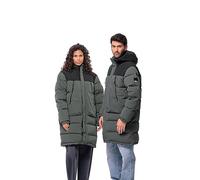 Jack Wolfskin Veste Longue Dellbrueck Doudoune Mixte, Vert Ardoise, M