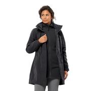 Jack Wolfskin Veste Ottawa Coat pour Femme, Noir, Taille 32