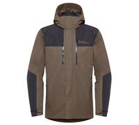 JACK WOLFSKIN Veste outdoor 'Jasper' brocart / noir, Taille L