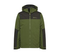 JACK WOLFSKIN Veste outdoor 'JASPER' vert clair / noir, Taille XXXL