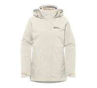 JACK WOLFSKIN Veste outdoor 'ROTWAND' cappuccino / gris clair / noir, Taille S