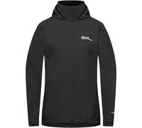 JACK WOLFSKIN Veste outdoor 'Trailtime' noir / blanc, Taille S