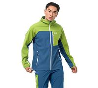 Jack Wolfskin Veste softshell Eagle Peak II pour homme, Homme, Vareuse, 1306911, Bleu indigo, xxl