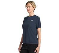 Jack Wolfskin Vonnan Graphic Short Sleeve T-shirt Bleu M Femme