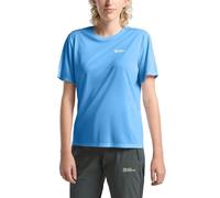 Jack Wolfskin Vonnan S/S T W T-Shirt, Mid Blue, M Femmes