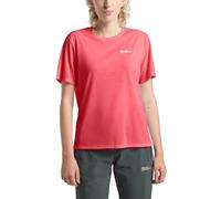 Jack Wolfskin Vonnan S/S T W T-Shirt, Sunset Coral, XL Femmes