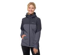 Jack Wolfskin Weiltal 2 L JKT W Veste imperméable Femme, Dauphin, XS