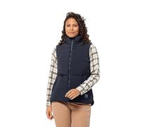 Jack Wolfskin White Frost Gilet pour Femme, Bleu Nuit, XL