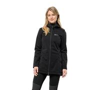 Jack Wolfskin Windhain Coat W Manteau Softshell Femme, Noir, s