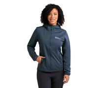Jack Wolfskin - Women's Windhain Hoody - Veste softshell - XS - midnight sky