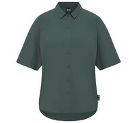Jack Wolfskin Sierra Quest Short Sleeve Shirt Vert S Femme