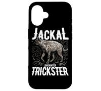 Jackal Lone Trickster - Un Amoureux drôle de chacal Coque pour iPhone 16