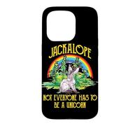Jackalope Not Everyone Has to Be A Unicorn Rainbow Camping Coque pour iPhone 15 Pro