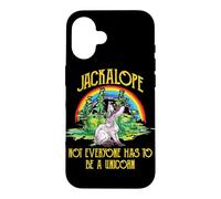 Jackalope Not Everyone Has to Be A Unicorn Rainbow Camping Coque pour iPhone 16