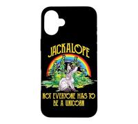 Jackalope Not Everyone Has to Be A Unicorn Rainbow Camping Coque pour iPhone 16 Plus