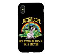 Jackalope Not Everyone Has to Be A Unicorn Rainbow Camping Coque pour iPhone X/XS