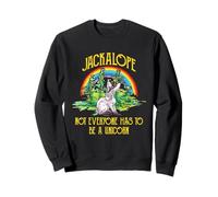 Jackalope Not Everyone Has to Be A Unicorn Rainbow Camping Sweatshirt