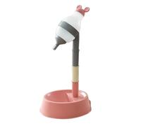 Jackanna Abreuvoir pour chien avec pied - Gamelle amovible pour caisse - Abreuvoir anti-gouttes pour animaux de compagnie - Abreuvoir réglable pour chenil (modèle Mickey - Modèle Mickey )