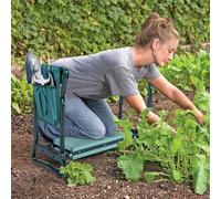 JACKANNA Banc de jardin - Genoux confortable - Pour le jardinage - Genouillères confortables - Pour le jardinage - Jusqu'à 170 kg - Avec 2 tabourets de jardin pliables - Chaise de jardin pour