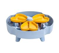 JACKANNA Jouet puzzle intelligent pour chiens et chats - Gamelle interactive avec alimentation lente - Stimulation du cerveau pour chiots de tous âges - Bleu
