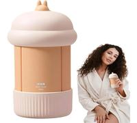 Jackanna Kit de voyage 4 en 1 avec distributeur en silicone, bouteilles de voyage, rechargeables, pour shampooing, gel douche, lotion, maquillage, avec système de pompage, anti-fuite, anti-chocs, pour