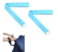 Jackanna niverselles Ceinture de sécurité pour poussette et buggy, bracelet anti-perte pour bébés et tout-petits, ceinture de sécurité pour les promenades (accessoire de poussette), bleu (couleur))