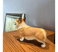 JACKANNA Schleich - Statue décorative d'animaux - Schleich - Figurine miniature de collection pour chien - Statue d'animaux réalistes - Décoration de la maison - Polyrésine (Corgi)