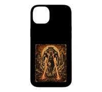 Jacked Alpha Wolf Walking Laser Eyes Vintage Kaiju Coque pour iPhone 14 Plus