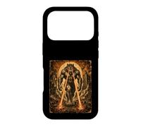 Jacked Alpha Wolf Walking Laser Eyes Vintage Kaiju Coque pour iPhone 17 Pro