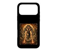 Jacked Alpha Wolf Walking Laser Eyes Vintage Kaiju Coque pour iPhone 17 Pro Max