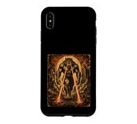 Jacked Alpha Wolf Walking Laser Eyes Vintage Kaiju Coque pour iPhone XS Max