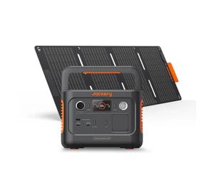 Jackery Explorer 240 V2 Générateur Électrique Solaire Portable avec 40W Panneau Solaire, 256Wh Batterie LFP, 300W CA/100W USB-C Sortie, Charge Complète Rapide 1H via APP pour Plein Air,Camping,Urgence