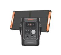 Jackery Explorer 300D Générateur Électrique Portable avec 100W Panneau Solaire, 288Wh Batterie LFP Ultra-Léger, Câble 2 en 1 pour Porter et Charger, 5 Portes USB-C/USB-A/CC pour Plein Air, Télétravail