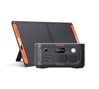 Jackery Explorer 500v2 Générateur Solaire Portable avec 100W Panneau Solaire, Batterie LFP 512 Wh/500 W (Max 1000W), UPS ≤ 10 ms, Charge Rapide 1.3 h, Station pour Camping, Camping-car et Urgence