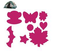 Jacket Repair Patches - Self Adhesive Hot Melt Glue | Cartoon Shapes | Down | Down Coat Patches - Sticky Fabric Hot Melt Adhesive | Cartoon Designs | Camping Tent Backpack Repair For Hiking Travel