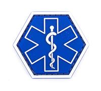 Jackets To Go JTG Paramedic Patch Hexagon Bleu
