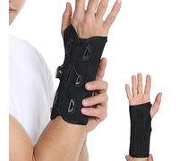 jackfru Attelle de poignet réglable pour le canal carpien - Support de poignet et récupération - Pour douleurs au poignet, blessures, entorses, tendinite (main droite)