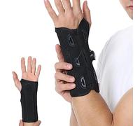 jackfru Attelle de poignet réglable pour le canal carpien - Support de poignet et récupération - Pour douleurs au poignet, blessures, entorses, tendinite (main gauche)