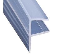 jackfru Joint de douche, 200 cm, pour porte en verre de 10 mm, joint de rechange en PVC, imperméable ou élargi, 10 mm