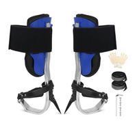 jackfru Lot de crampons pour escalade d'arbres, pour la pratique de l'escalade des arbres, de la survie dans la jungle, de la cueillette de fruits, etc. (bleu)