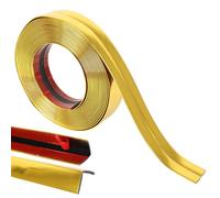 jackfru Moulures décoratives autocollantes - 10 m x 4 cm - Pour plafond, mur, miroir, coin, armoire, armoire et revêtement automatique - 10 m x 4 cm - Doré