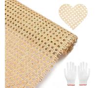 jackfru Rouleau de sangle en rotin, tressage de Vienne, résistant à la moisissure, pour bricolage, tressage de chaise, couleur bois, 1 m x 40 cm