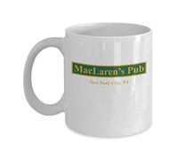 Jackgold Honey Coffee Mug for Best Gifts Maclaren's Pub New York City Coffee Mug Cup (White) How I Met Your Mother TV Show Gift Merchandise Accessories Shirt Poster Sticker Pin Decal Art