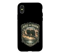 Jackie and Shadow Eagles A Big Bear Valley Journey Vintage Coque pour iPhone X/XS